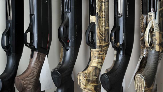 Selection of shotguns, rifles and airguns